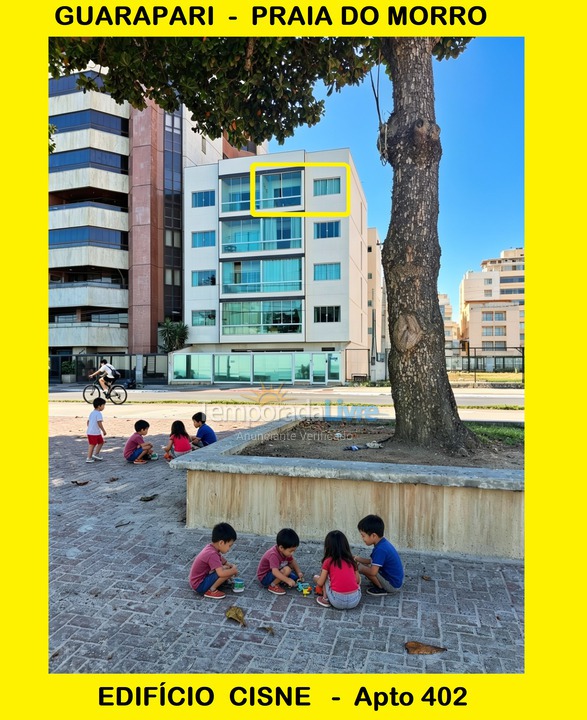 Apartamento para aluguel de temporada em Guarapari (Praia do Morro)