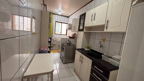 The apartment sleeps 8 people.