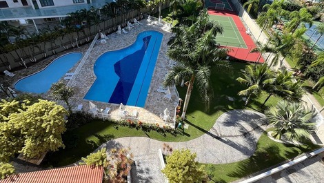 Flat estilo resort pouco passos do mar