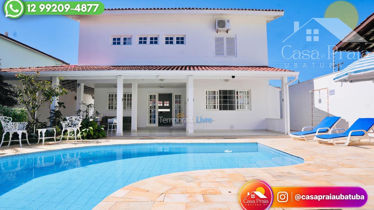 House for vacation rental in Ubatuba (Praia Grande)
