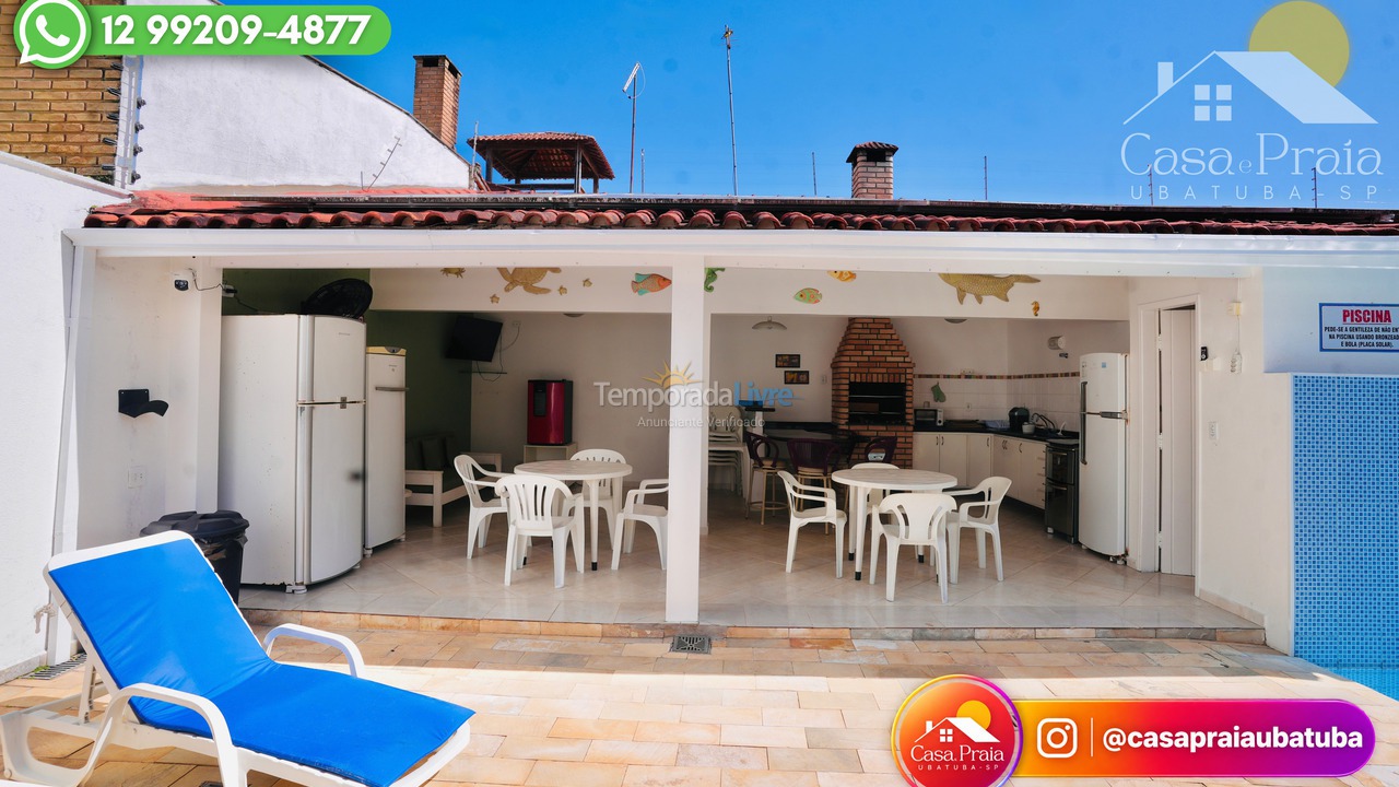 House for vacation rental in Ubatuba (Praia Grande)