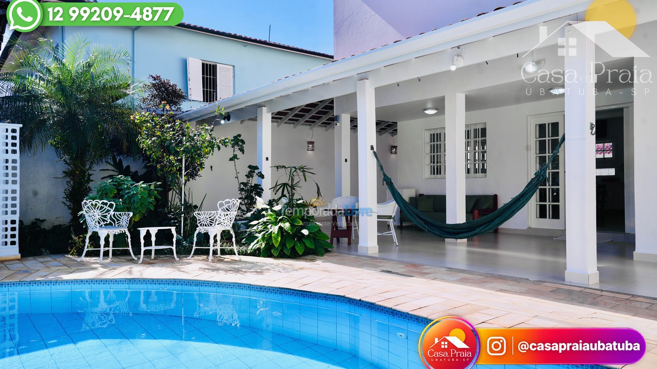 House for vacation rental in Ubatuba (Praia Grande)