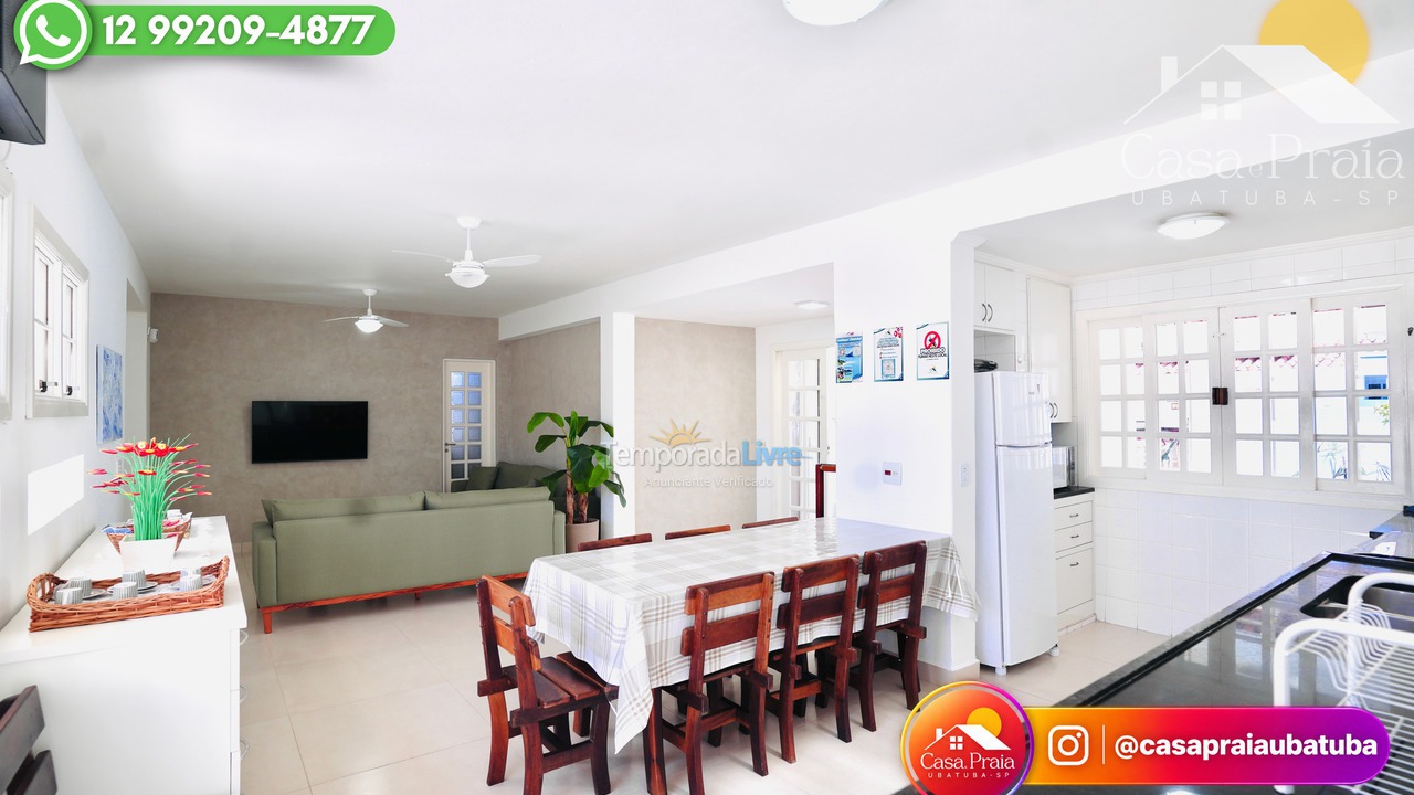 House for vacation rental in Ubatuba (Praia Grande)