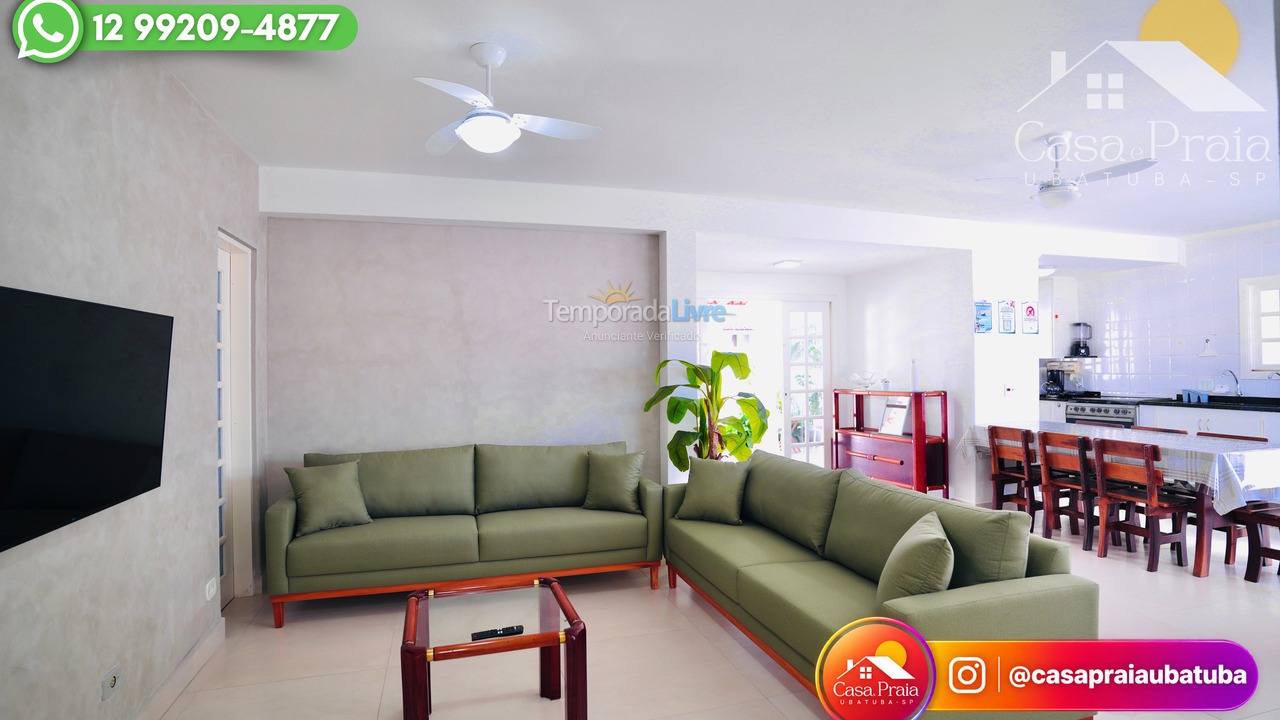 House for vacation rental in Ubatuba (Praia Grande)