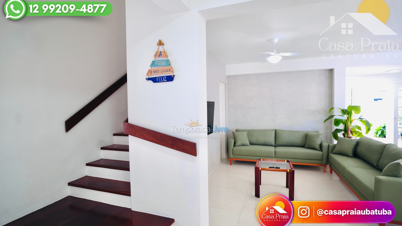 House for vacation rental in Ubatuba (Praia Grande)