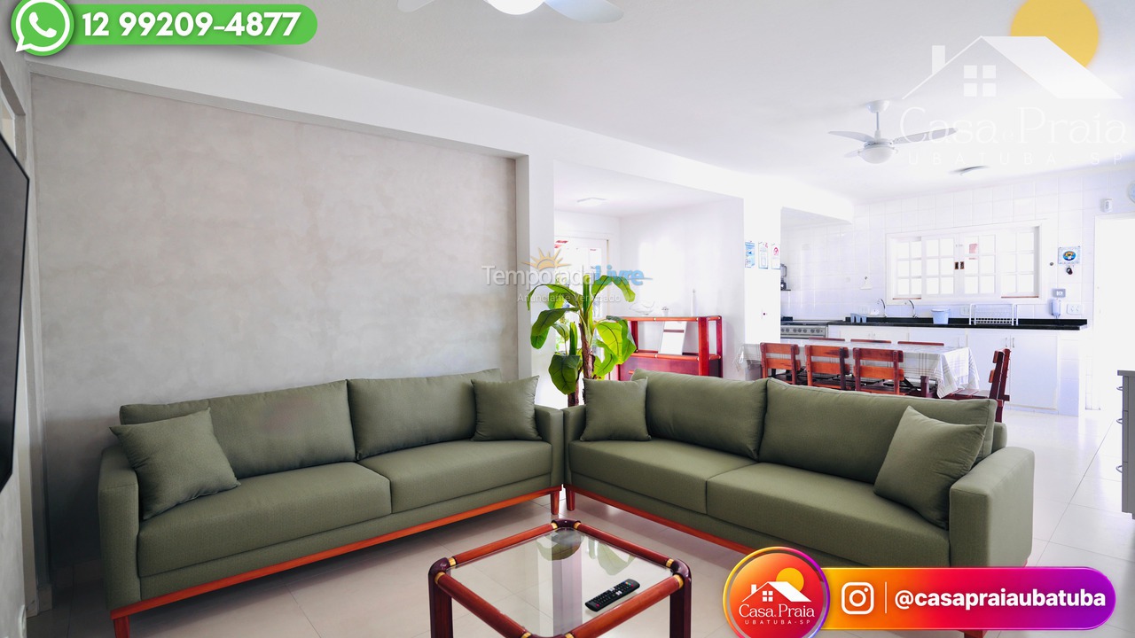 House for vacation rental in Ubatuba (Praia Grande)