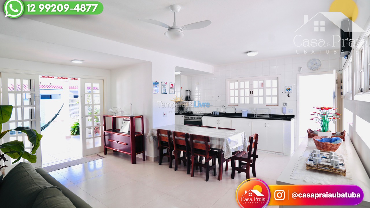 House for vacation rental in Ubatuba (Praia Grande)