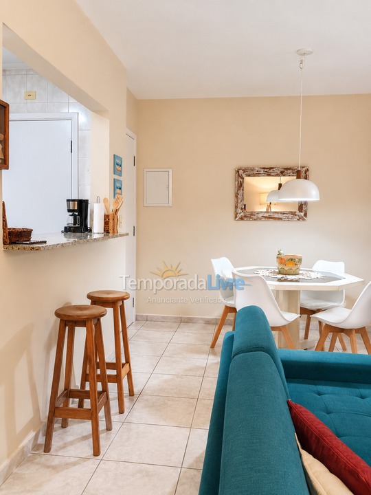 Apartamento para aluguel de temporada em Guarujá (Praia do Tombo)