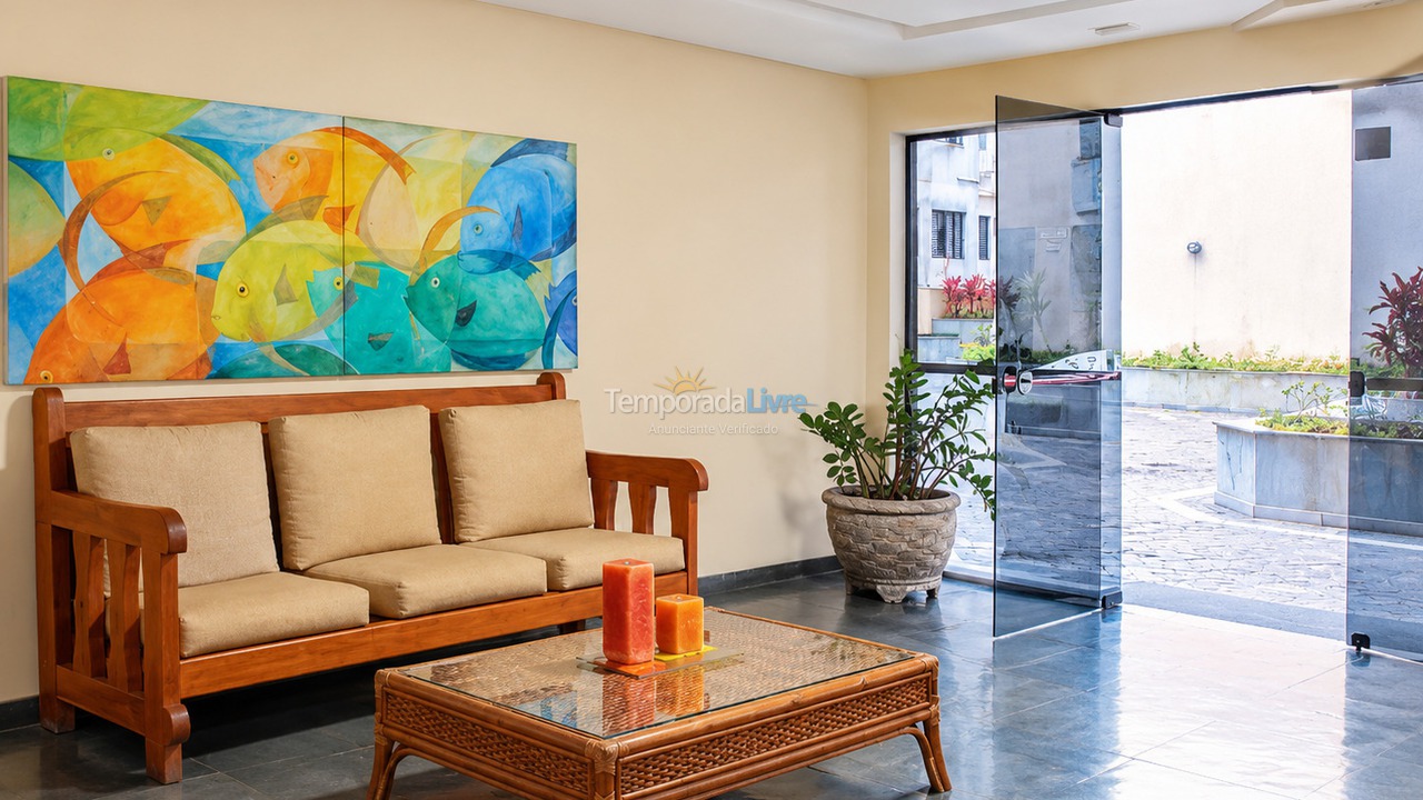 Apartamento para aluguel de temporada em Guarujá (Praia do Tombo)