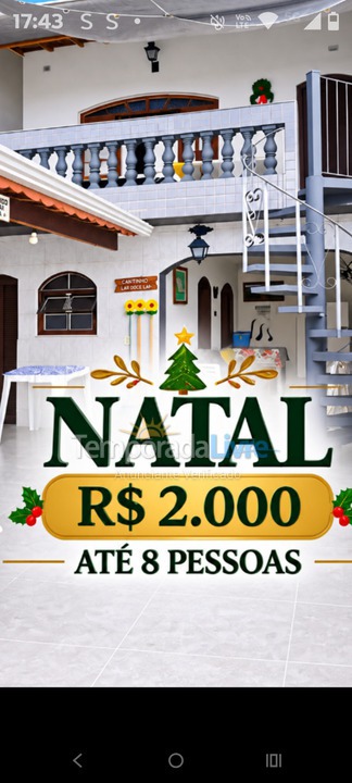 House for vacation rental in Praia Grande (Ocian)