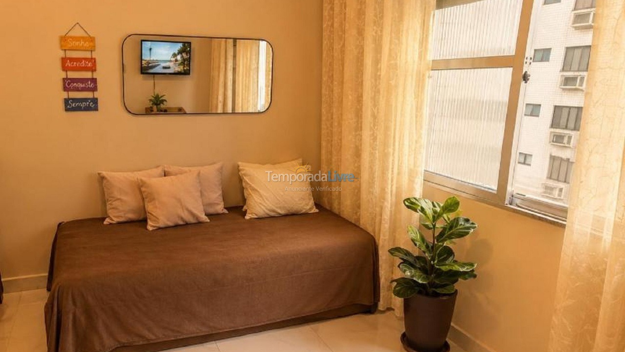 Apartamento para aluguel de temporada em Santos (Aparecida)