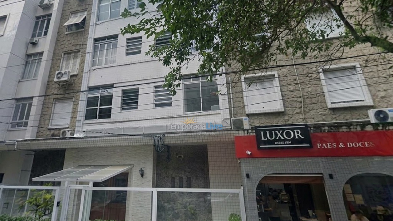 Apartamento para aluguel de temporada em Santos (Aparecida)