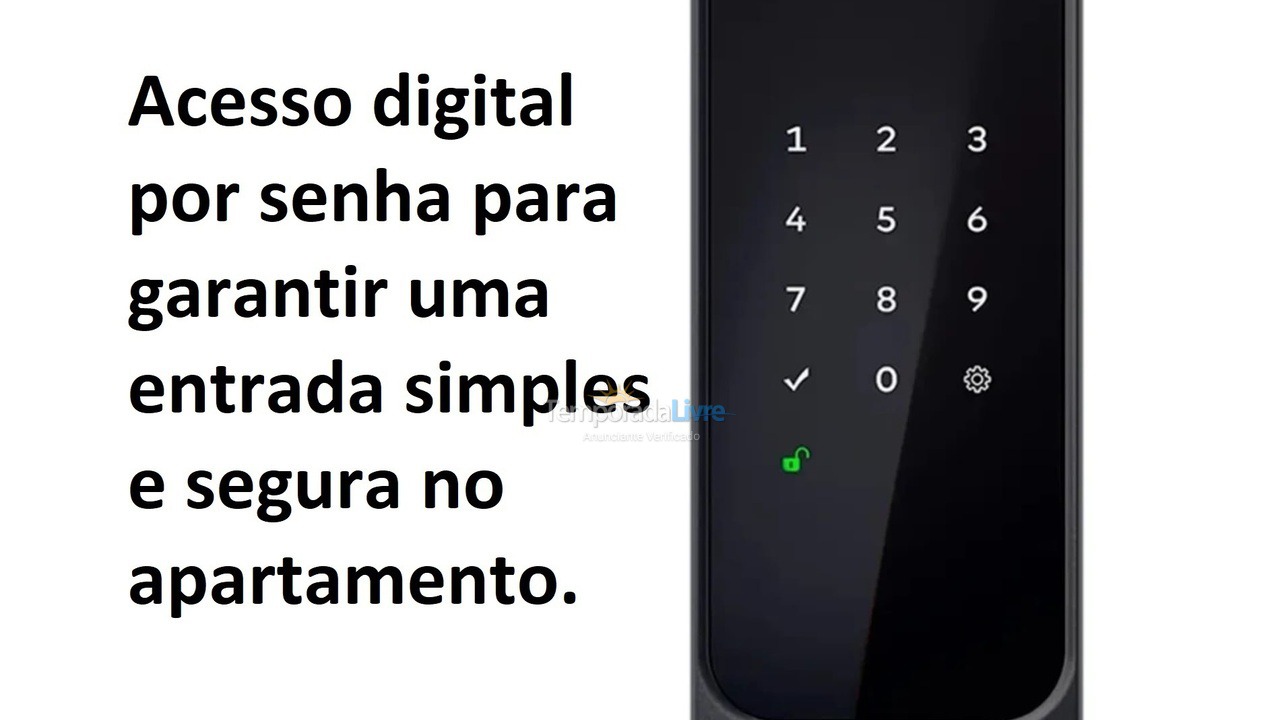 Apartamento para aluguel de temporada em Santos (Aparecida)
