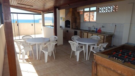 Triplex penthouse with ocean view.