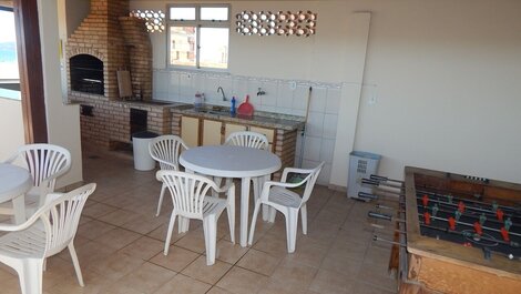 Triplex penthouse with ocean view.