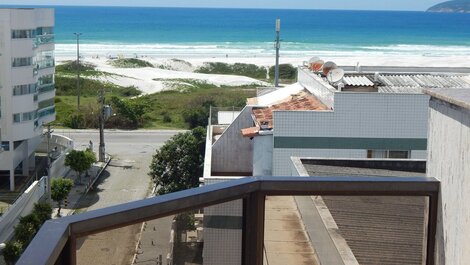 Triplex penthouse with ocean view.