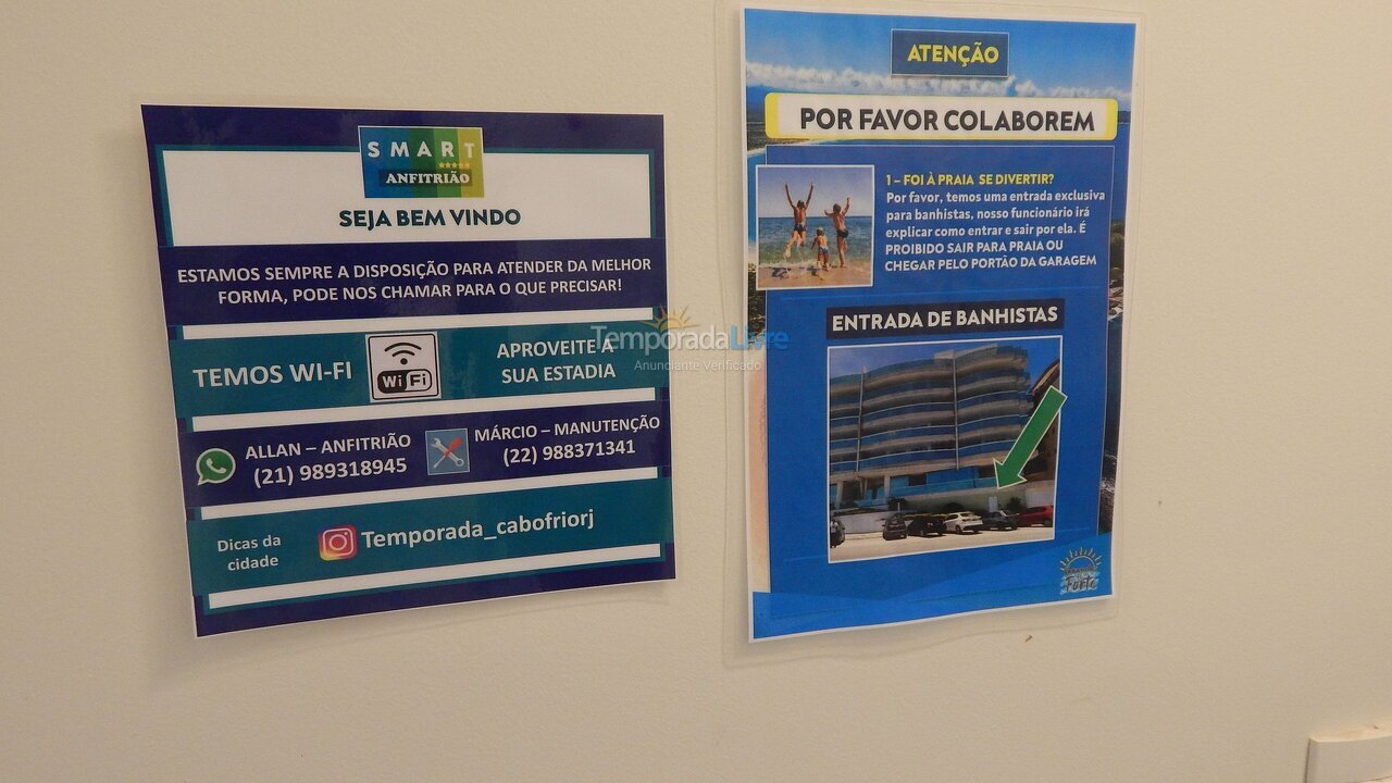 Apartamento para alquiler de vacaciones em Cabo Frio (Praia do Forte)