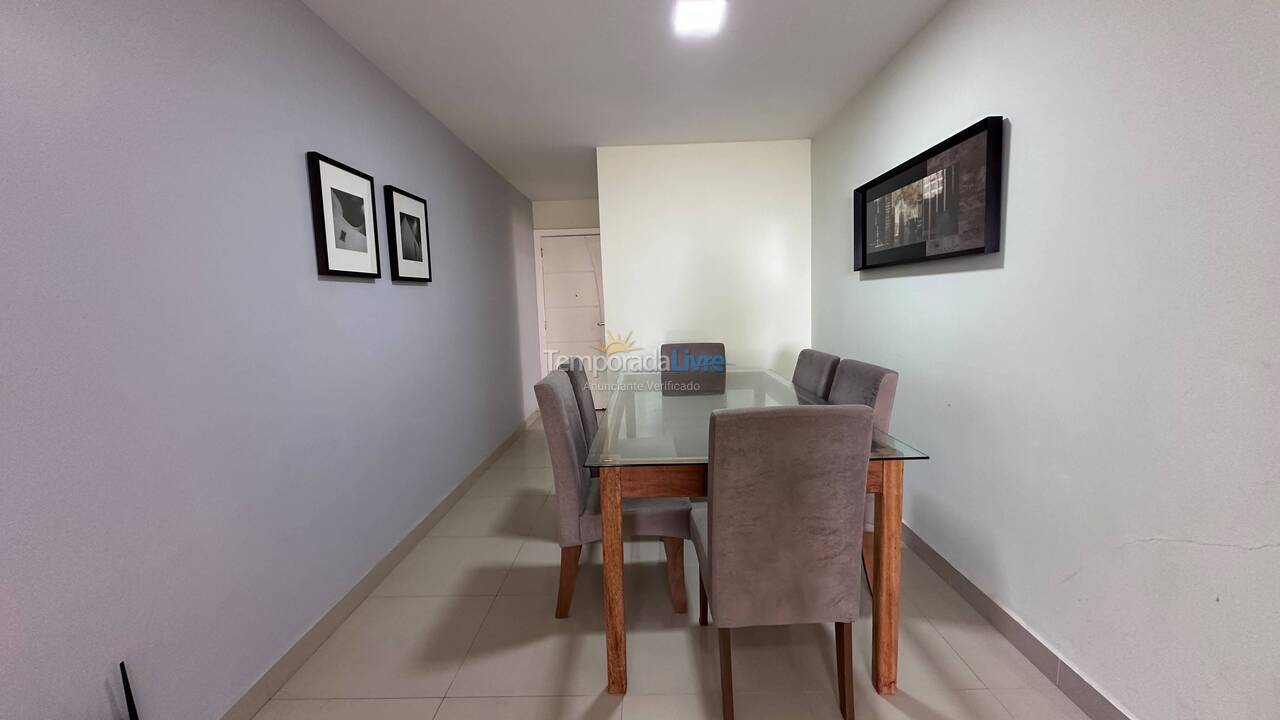 Apartment for vacation rental in Guarapari (Praia do Morro)