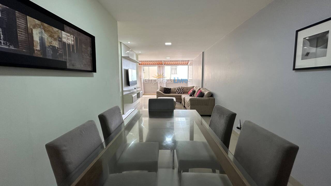 Apartment for vacation rental in Guarapari (Praia do Morro)