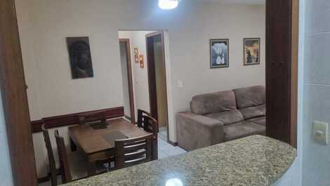 Beachfront property with 2 bedrooms.