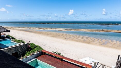 Villa Frida, Beachfront in Barra de São Miguel