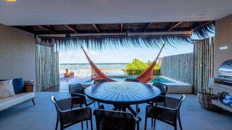 Villa Guadalupe, Beachfront in Barra de São Miguel