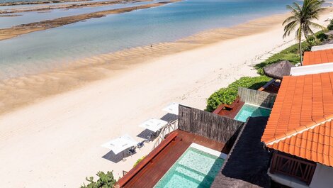 Villa Frida, Beachfront in Barra de São Miguel