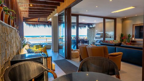 Villa Frida, Beachfront in Barra de São Miguel