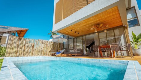 Villa Sunrise frente a la playa en Milagres