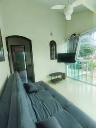 House with access to and views of the sea in a gated community.