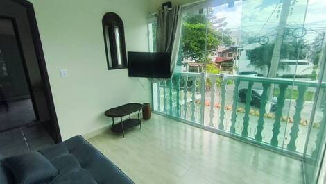 House with access to and views of the sea in a gated community.