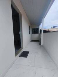 House with access to and views of the sea in a gated community.