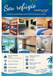 House with access to and views of the sea in a gated community.