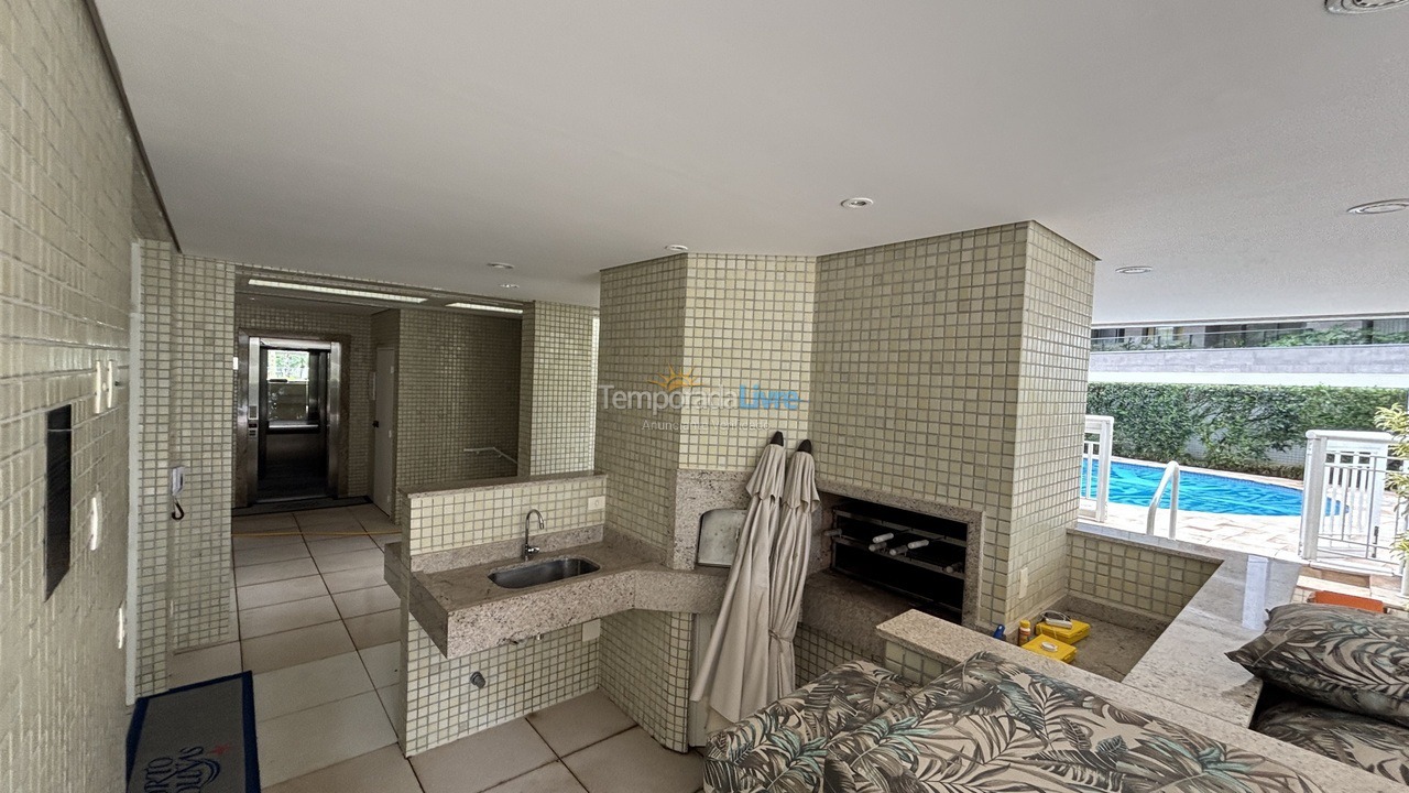Apartamento para aluguel de temporada em Bertioga (Riviera de São Lourenço)