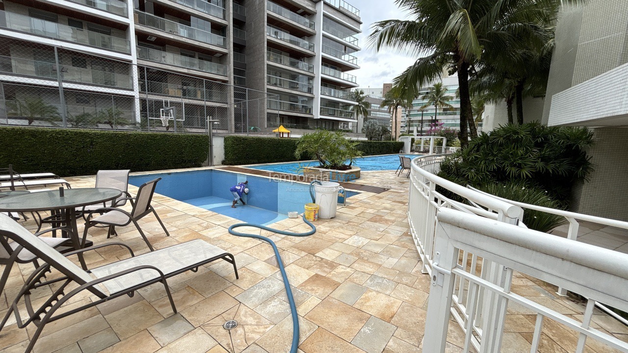 Apartamento para aluguel de temporada em Bertioga (Riviera de São Lourenço)