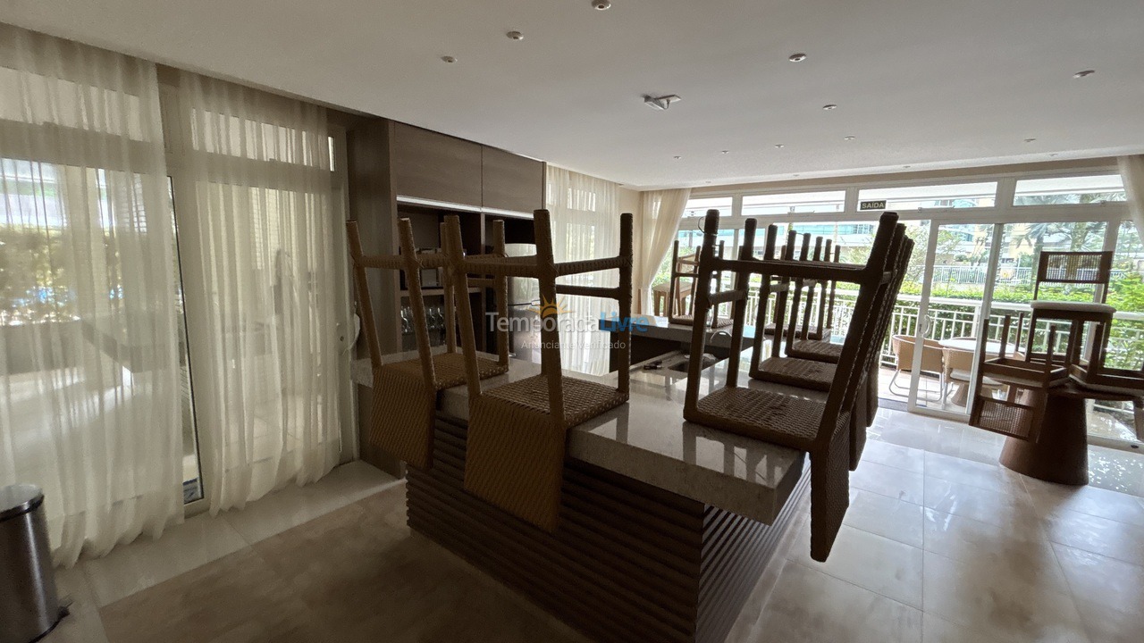 Apartamento para aluguel de temporada em Bertioga (Riviera de São Lourenço)