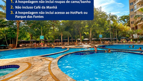 Apartamento en Thermas Paradise con capacidad para hasta 4 personas y acceso al río.