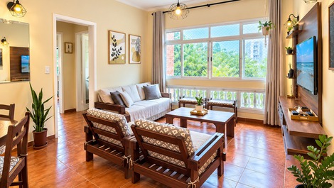 Apartamento para alugar em Guarujá - Enseada